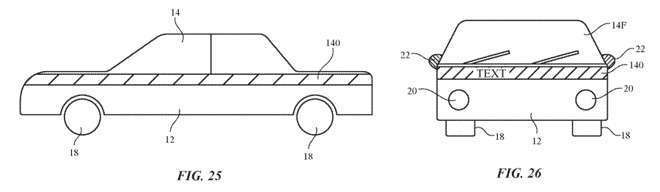 蘋果汽車新專利：安裝燈條為其他駕駛員提供更多車輛信息